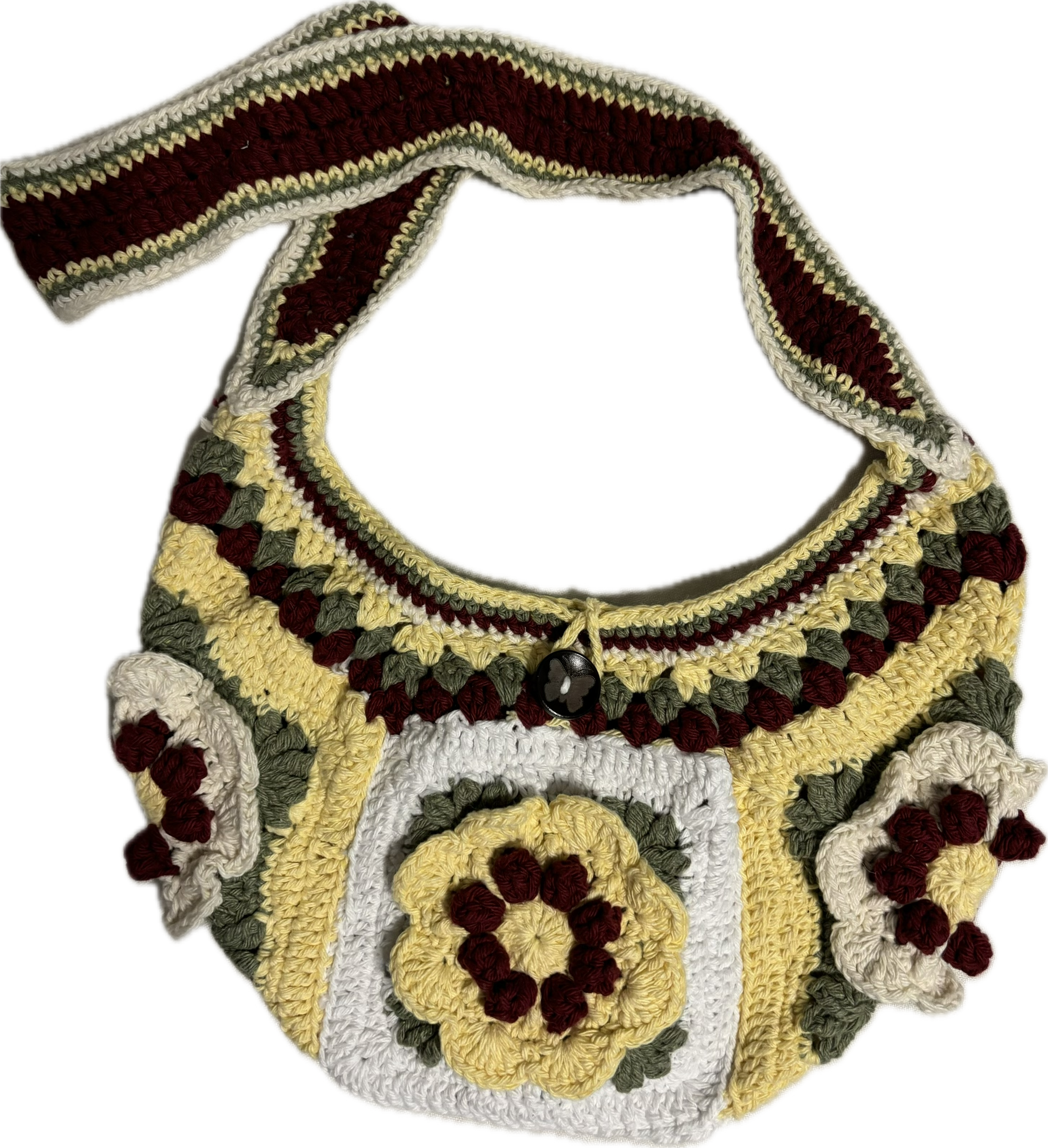 Hand bag-Flower Motif